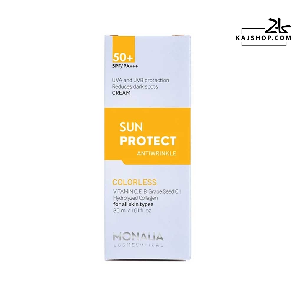 کرم ضدآفتاب بدون رنگ مونالیا SPF 50