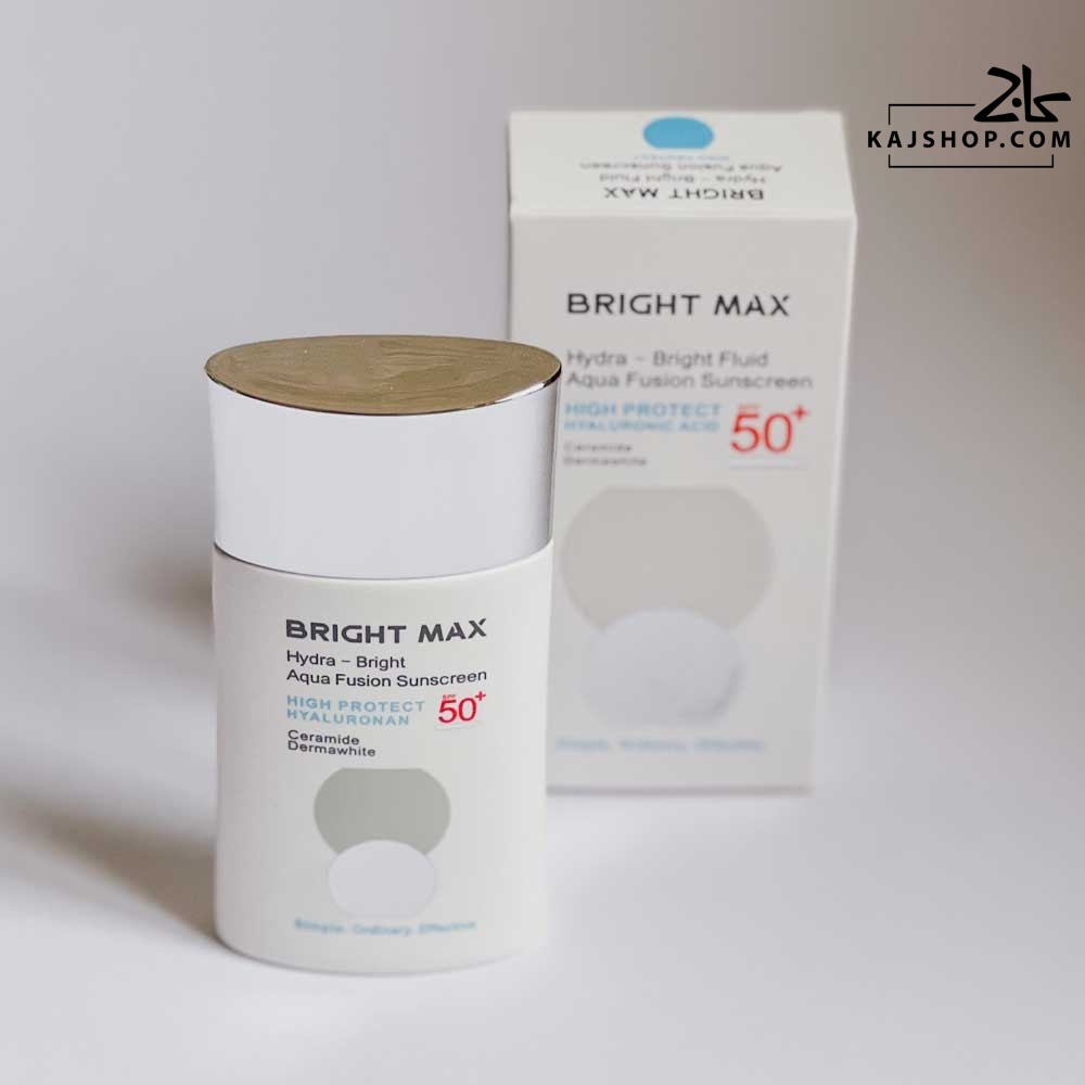 کرم ضد آفتاب برایت مکس بی رنگ مدل آکوا فیوژن SPF50