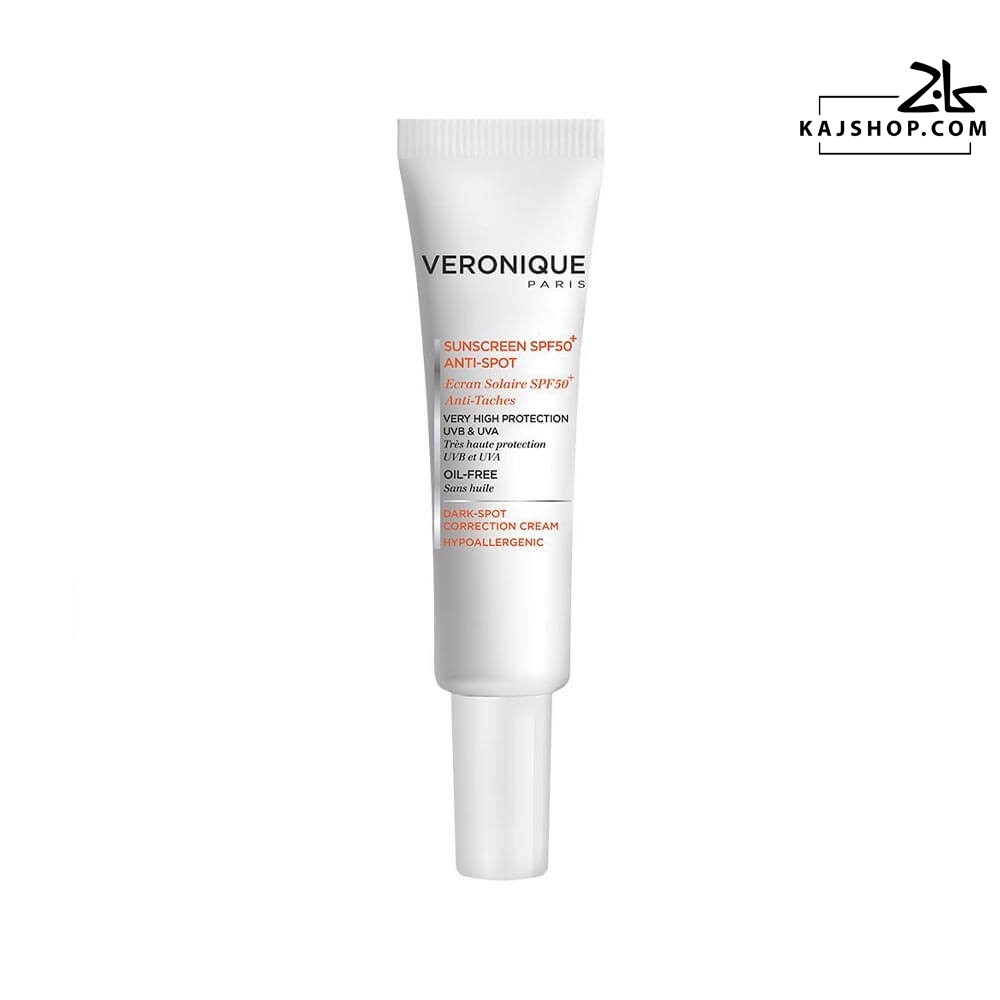 کرم ضد آفتاب ضد لک بی رنگ ورونیک SPF50