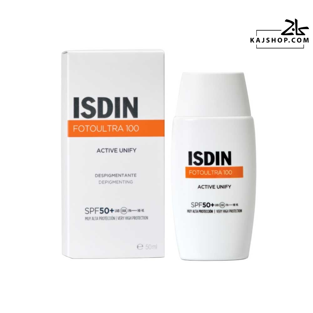 ضد آفتاب بی رنگ اکتیو یونیفای ایزدین SPF50