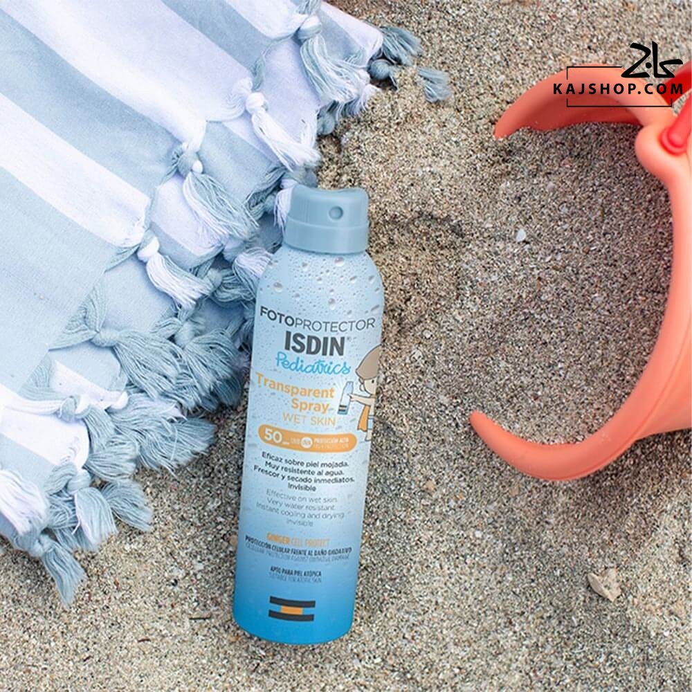 اسپری ضد آفتاب بی رنگ کودکان ایزدین SPF50