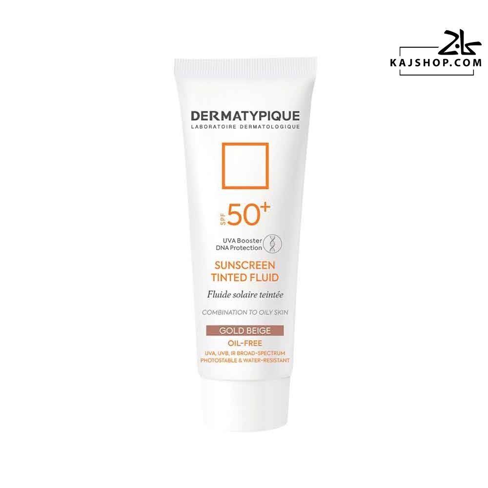 کرم ضد آفتاب درماتیپیک رنگی پوست چرب و مختلط +SPF50