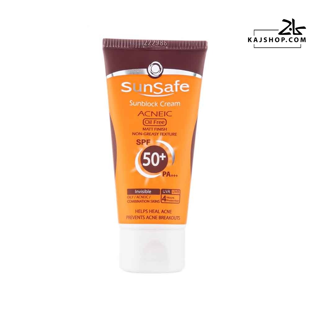 کرم ضد آفتاب پوست چرب و آکنه ای سان سیف SPF50