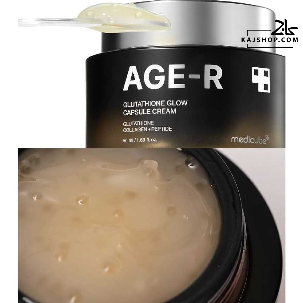کرم کپسولی گلوتاتیون مدی کیوب مدل AGE-R