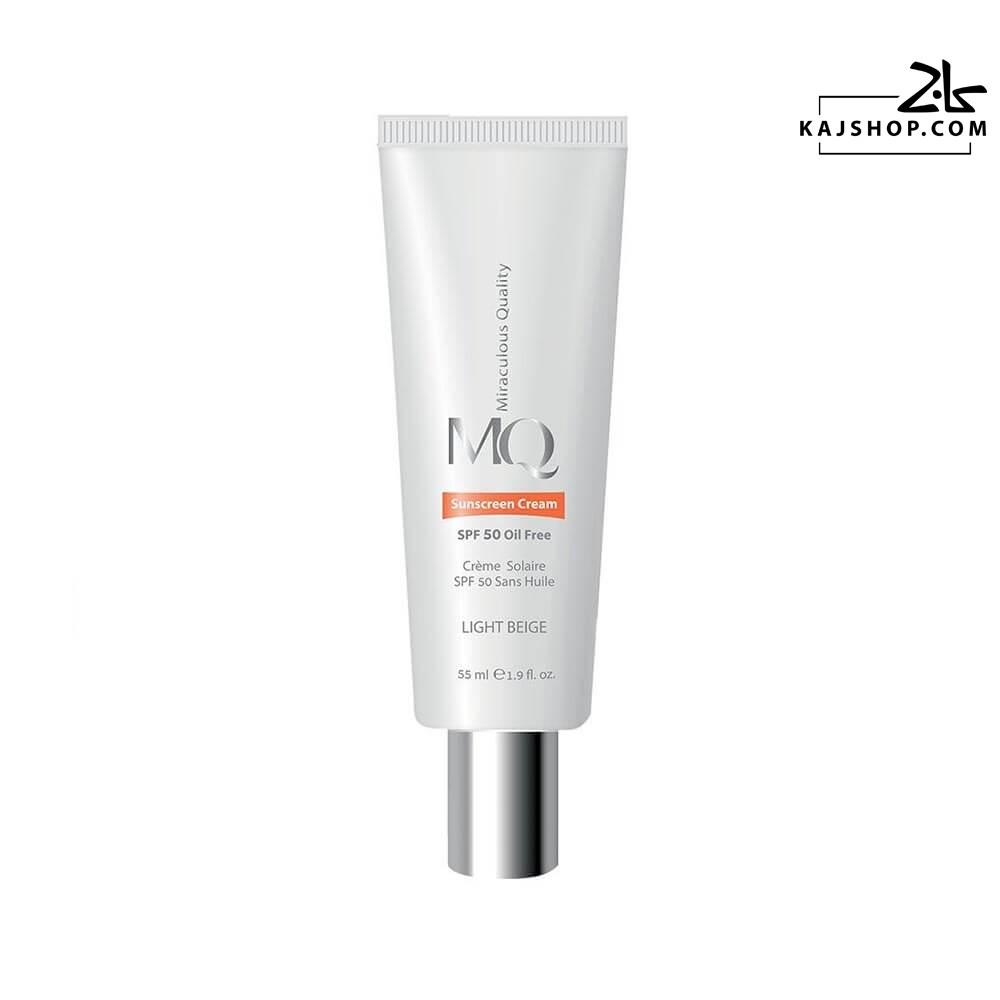 کرم ضد آفتاب ام کیو رنگی فاقد چربی SPF50