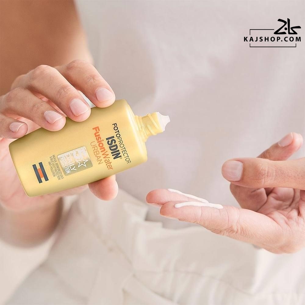 کرم ضدآفتاب ایزدین فیوژن واتر SPF30 (مدل اربن)