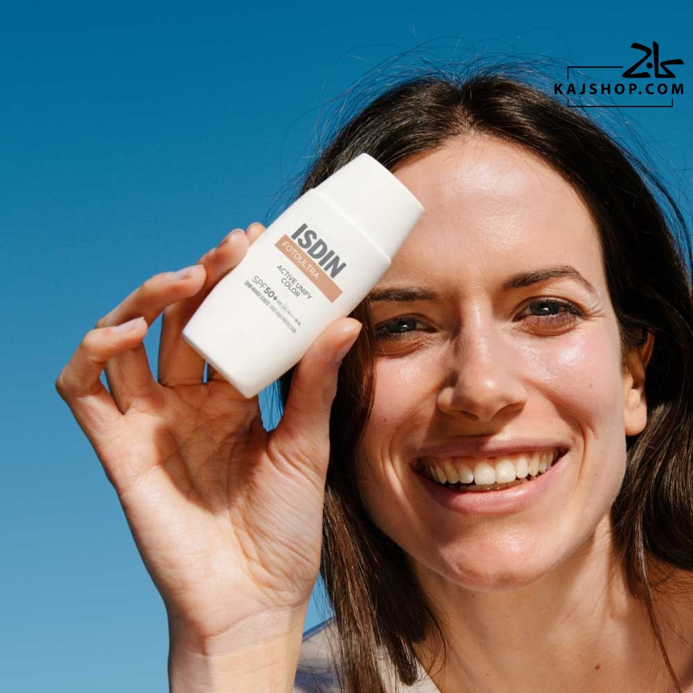 ضد آفتاب رنگی اکتیو یونیفای ایزدین SPF50