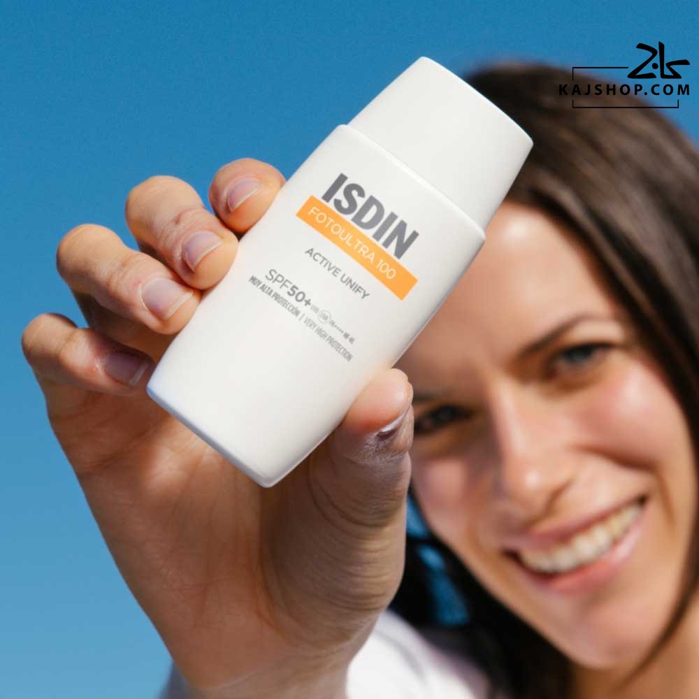 ضد آفتاب بی رنگ اکتیو یونیفای ایزدین SPF50