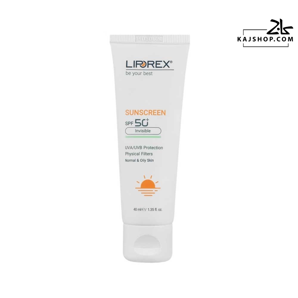 کرم ضد آفتاب بی رنگ پوست نرمال و چرب لیپورکس SPF50