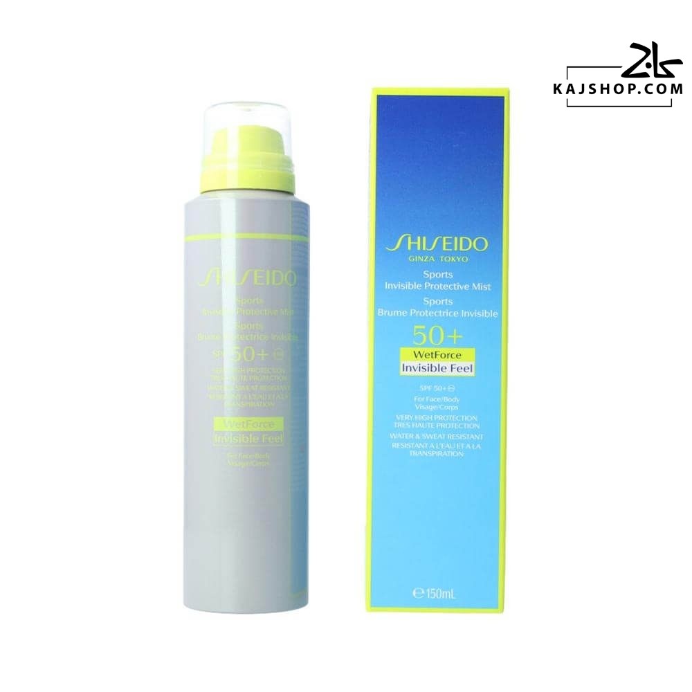 اسپری ضد آفتاب بی رنگ شیسیدو SPF50