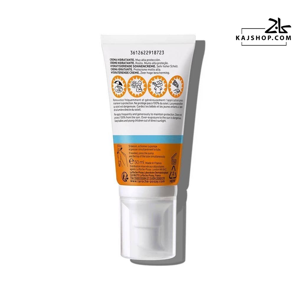 ضدآفتاب آبرسان بی رنگ لاروش پوزای SPF 50