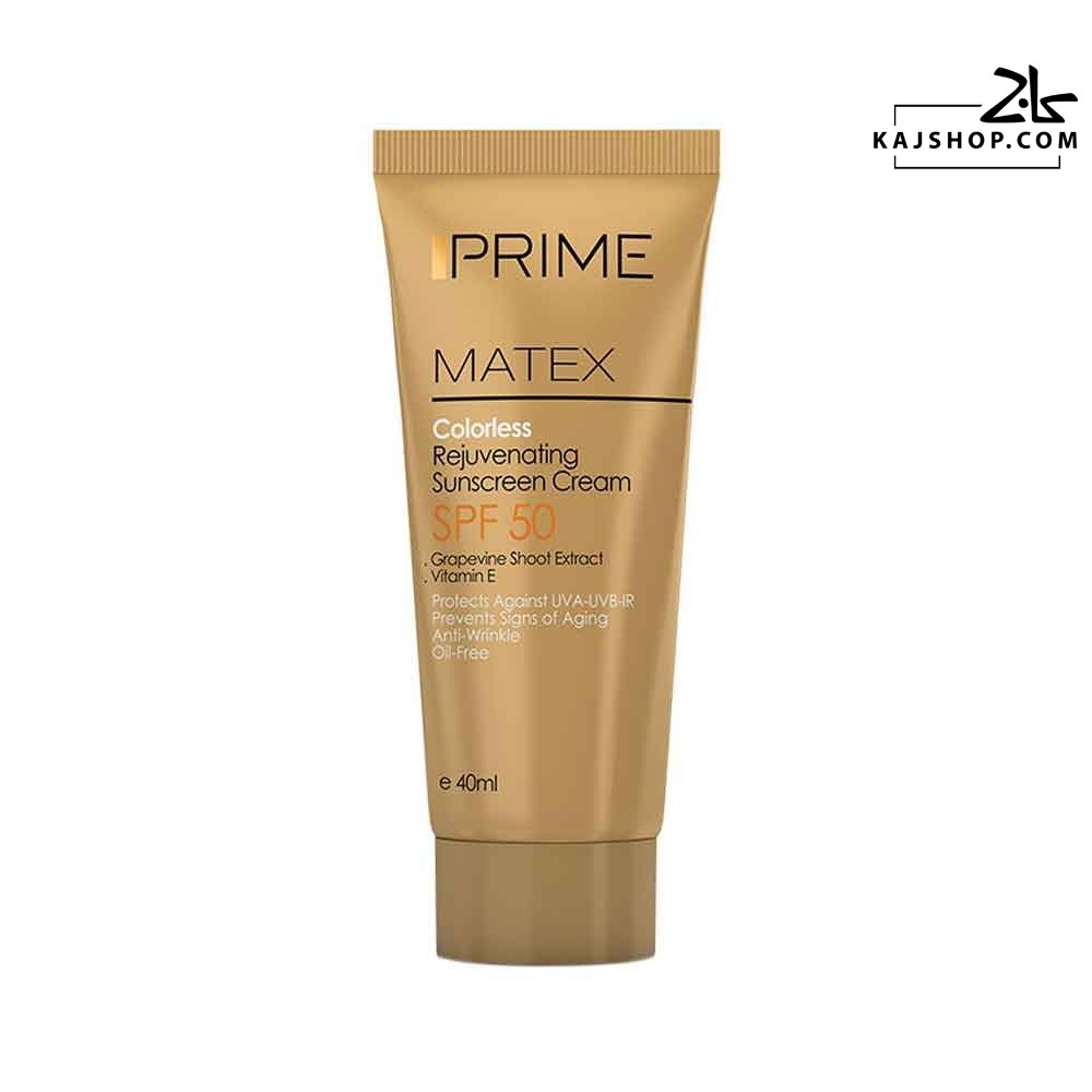 کرم ضد آفتاب بی‌رنگ جوان کننده پریم SPF50