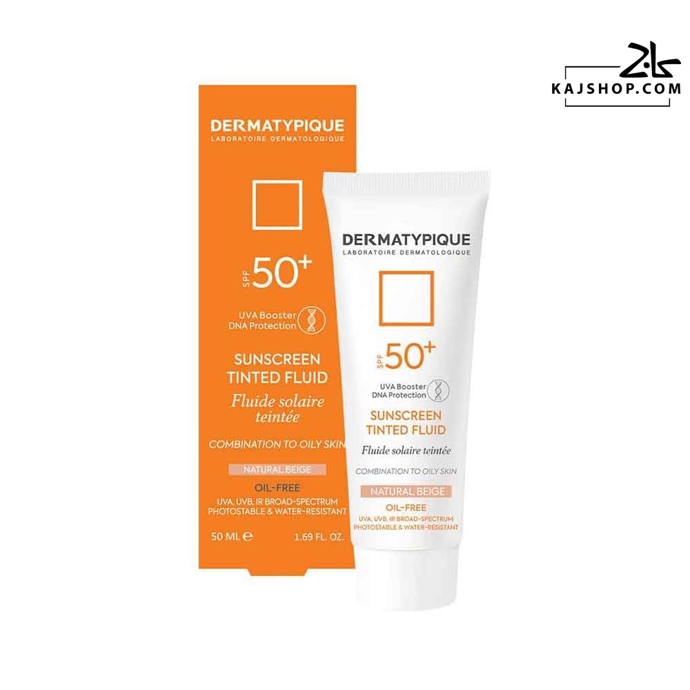 کرم ضد آفتاب درماتیپیک رنگی پوست چرب و مختلط +SPF50