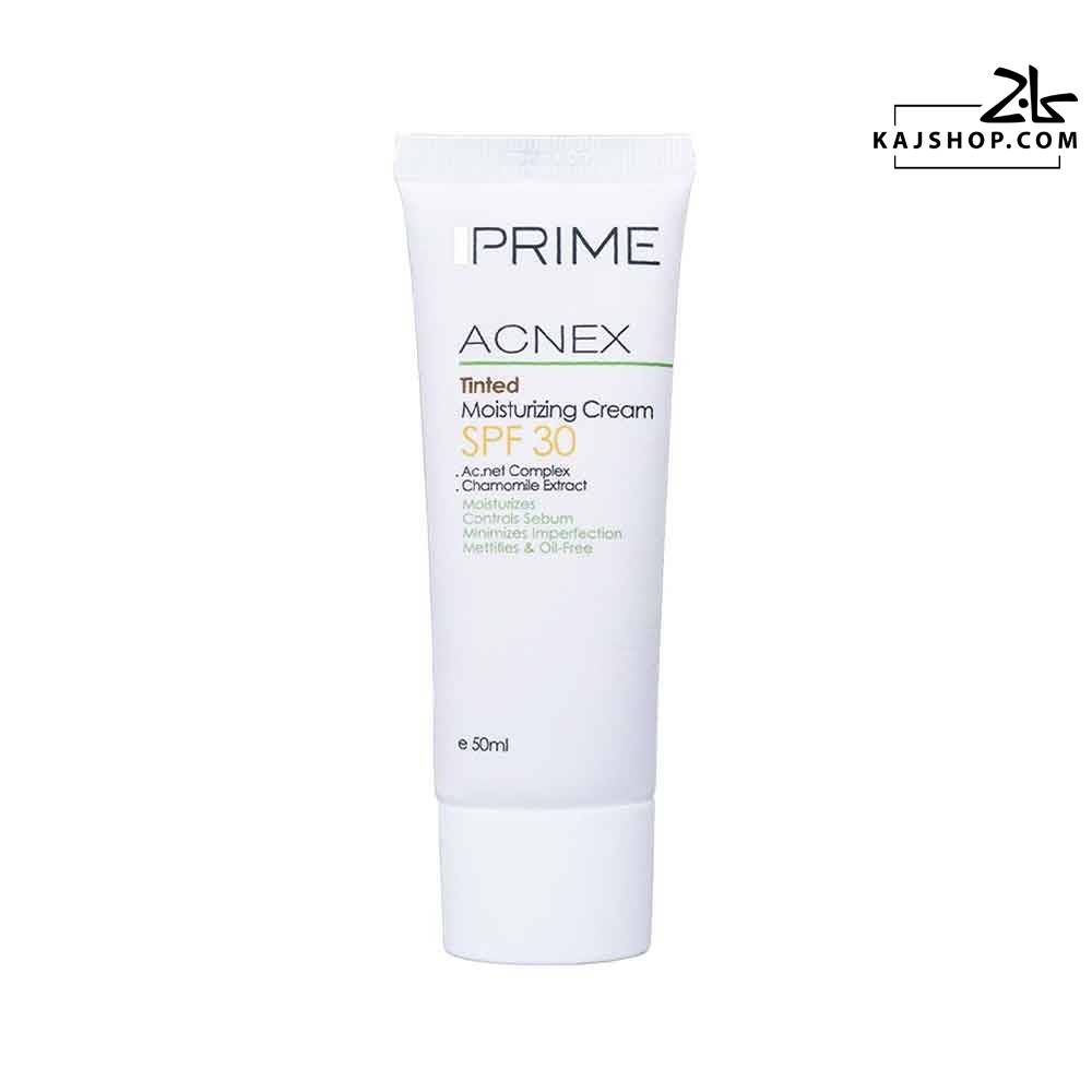 کرم مرطوب کننده رنگی پریم مناسب پوست چرب SPF30