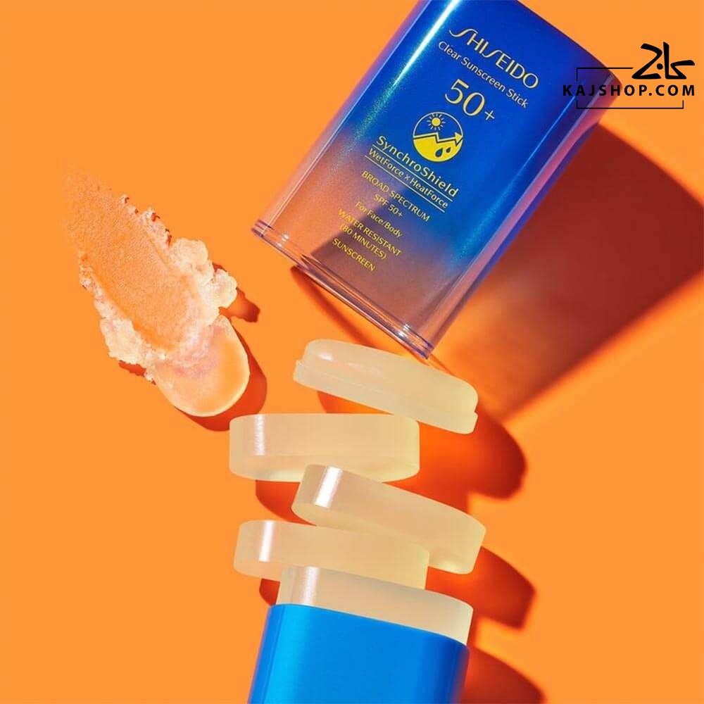 کرم ضد آفتاب استیکی شیسیدو بی رنگ SPF50
