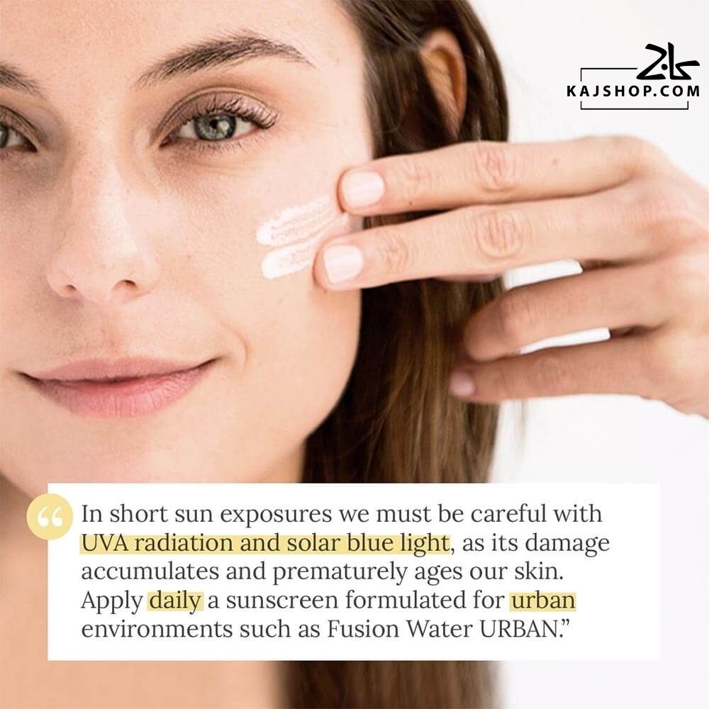 کرم ضدآفتاب ایزدین فیوژن واتر SPF30 (مدل اربن)