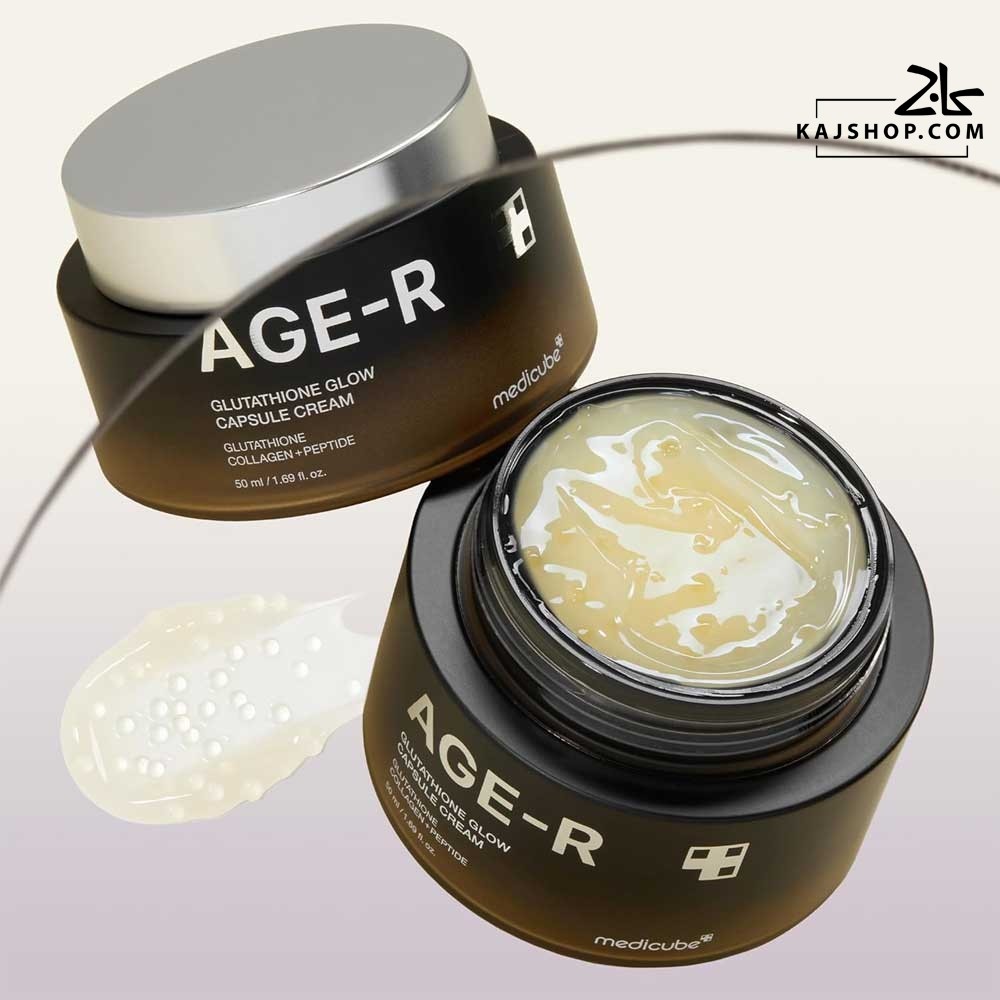 کرم کپسولی گلوتاتیون مدی کیوب مدل AGE-R