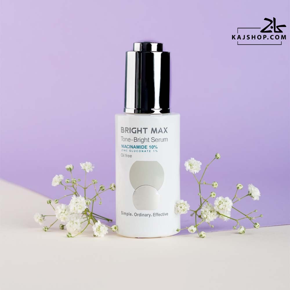 سرم نیاسینامید برایت مکس 10% مدل تن (Bright Max)