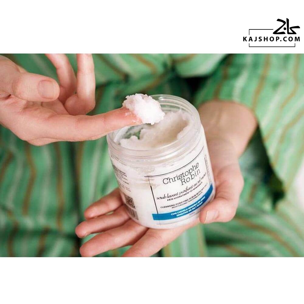 اسکراب کف سر نمک دریایی کریستف رابین