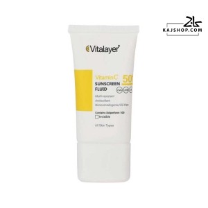 فلوئید ضد آفتاب بی رنگ ویتامین سی ویتالیر