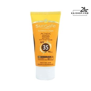 کرم ضد آفتاب رنگی پوست چرب سان سیف SPF35