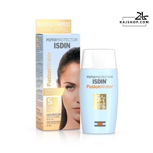 کرم ضد آفتاب ایزدین فیوژن واتر بی رنگ SPF50