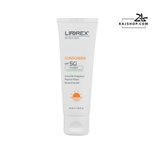 کرم ضد آفتاب بی رنگ پوست نرمال و چرب لیپورکس SPF50