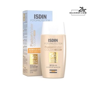 کرم ضد آفتاب ایزدین رنگی فیوژن واتر SPF50