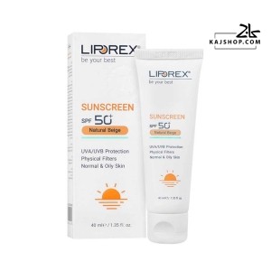 کرم ضد آفتاب رنگی پوست نرمال و چرب لیپورکس SPF50